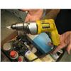 Image 2 : 2 BOXES OF MISC. FLASHLIGHT, WD40, DRILL KIT, DEWALT DRILL, ETC.