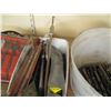 Image 2 : LG. LOT OF ASST. DRILL BITS, WOOD BRACES, ETC.