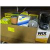 Image 1 : BOX OF ASST. NEW AUTOMOTIVE PARTS, FILTERS, ETC.