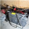 Image 2 : LG. LOT OF MISC. TOASTER, KETTLES, LAMP, ETC.