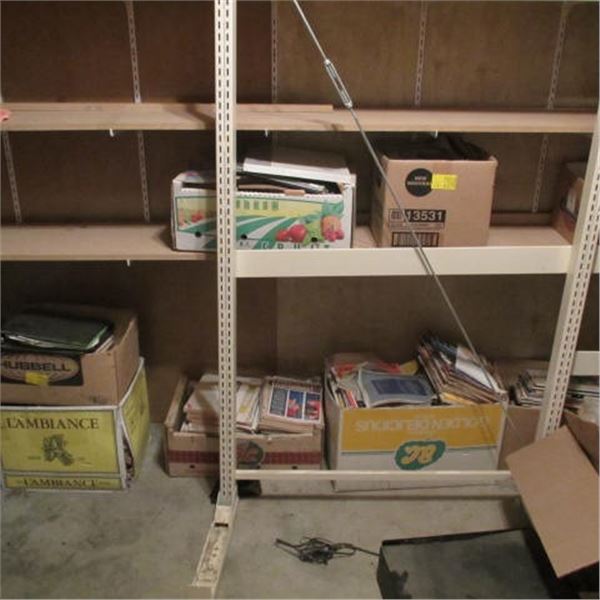 LG. LOT OF ASST. BOXES OF ELECTRONIC MAGAZINES, ETC.