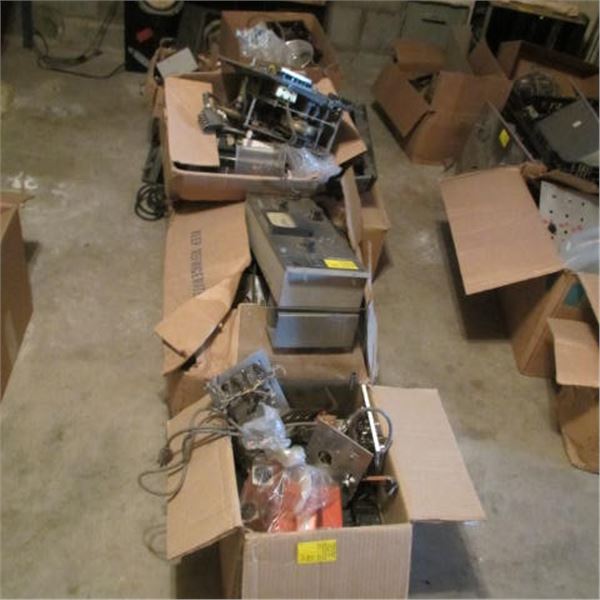 LG. LOT OF MISC. ELECTRONICS, PIECES, PARTS, ETC.