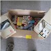 Image 1 : BOX WITH ASST. TUBES, ELECTRONICS, ETC.