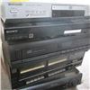 Image 2 : 5 COMPONENTS, 3 CD PLAYERS, 1 DUAL CASSETTE DECK, 1 SONY VCR