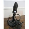 Image 1 : AS-IS SHURE BROTHERS BROWN BULLET LOOKING BAKELITE MICROPHONE ON STAND