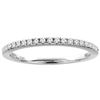0.15 CTW Diamond Ring 14K White Gold - REF-33F5N
