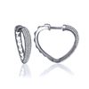 Image 1 : Natural 0.80 CTW Diamond Earrings W=2MM 14K Gold - REF-92R7K