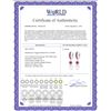 Image 2 : Genuine 4.65 ctw Ruby & Pearl Earrings 14KT Rose Gold - REF-54M6T