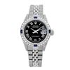 Rolex Pre-owned 26mm Womens Custom Black Stainless Steel