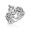 Image 1 : Natural 1.61 CTW Baguette & Diamond Ring 18K White Gold - REF-256T5X