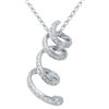 Image 1 : Natural 0.75 CTW Diamond & Pendant 14K White Gold - REF-124W2H