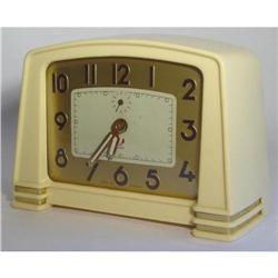 1950s Hard Plastic French Alarm Clock from Jaz-#1795823