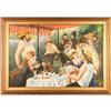 Image 1 : "The Oarsmen Breakfast? after Renoir - Oil #1795923