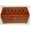 Image 1 : FINE TUNBRIDGE WARE MAHOGANY TEA CADDY 19thCt #1796013