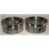 Image 1 : SUPERB ENGLISH SILVERPLATED WINE COASTERS early#1796020