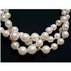 Image 1 : Lovely Twisted Triple Strand - PEARLS #1796358