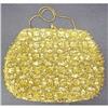 Image 1 : LOVELY VINTAGE GOLD BEADED PURSE  #1796430