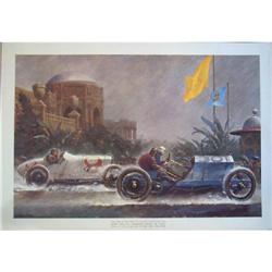 Dario Resta Race Car Lithograph #1796640