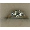 Image 1 : Thrilling Triple Diamond and 14K  Ring  #1796696