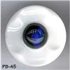 Image 1 : ANTIQUE 2pc LG 1-1/4" DUGS PEACOCK EYE BUTTON#1797235