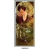 Image 1 : MUCHA ART NOUVEAU POSTER "EMERALD" #1797319