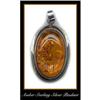 Image 1 : STERLING SILVER AMBER PENDANT #65 #1797403