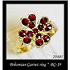 Image 1 : VINTAGE BOHEMIAN GARNET RING BG-019 #1797407