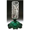 Image 1 : CZECH JADE COLOR HOLLYWOOD STAR PERFUME BOTTLE #1797426