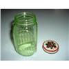 Image 1 : Large Green Depression Glass Kitchen Shaker #1797502
