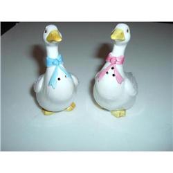 Made in Japan Pair of Goose Salt and Pepper #1797518