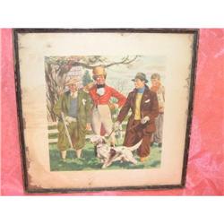 Johnnie Walker F M Davis Hunt Dog Show Print Ad#1798129