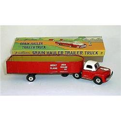 old vintage TIN Toy Grain Hauler Trailer truck #1798233