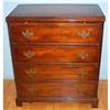 Image 1 : Mahogany 4 Drawer Bachelors Chest with Pullout #1798362