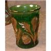 Image 1 : CAMBRIDGE Inverted THISTLE Tumbler GREEN + Gold#1798439