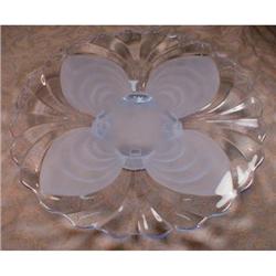 CAPRICE Blue FROSTED Plate 11.5 inch SATINIZED #1798515