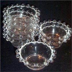 Eight Candlewick Elegant Nut Cups #1798632