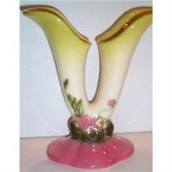 Vintage Hull Wildflower Double Footed Vase #1798645