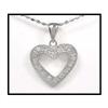 Image 1 : SWEET WHITE GOLD DIAMOND HEART PENDANT(was #1798664