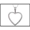 Image 1 : BIG DIAMOND HEART PENDANT WAS $350.00 #1798674