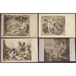 Nine Antique Postcards of Francois Boucher  #1798801