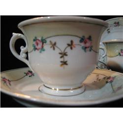 Antique hand painted cup and saucer #1798855