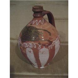 antique clay water pitcher #1798862