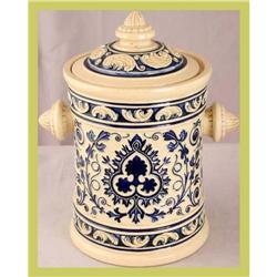 German Decorative Tobacco Canister Ornate #1798876