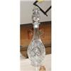 Image 1 : LARGE 16" TALL VINTAGE CUT GLASS DECANTER #1799345