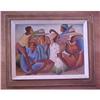 Image 1 : Haitian Painting by Maurice Guerre. Framed #1799539