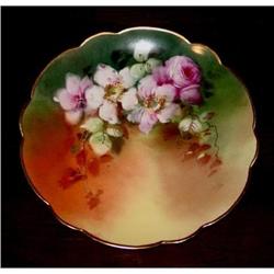 Pickard Artist Seidel Roses/Apple Blossom Plate#1799545