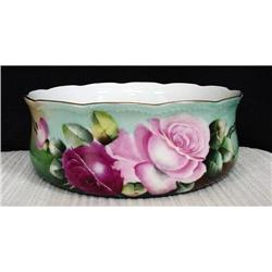 Royal Wettin HP Austrian "Roses" Bowl /s/ #1799546