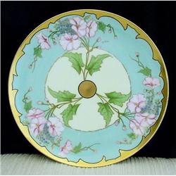 Stouffer HP Limoges  Violets  Plate 1906-14 #1799547