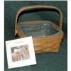 Image 1 : Handmade Longaberger Basket with liners 2001 #1799636