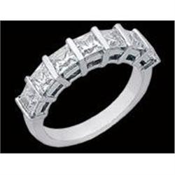 2.10 carat DIAMOND WEDDING BAND platinum ring 7#1799682